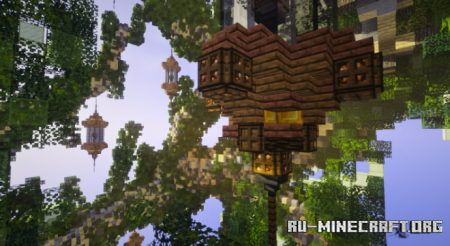  The Lantern - A unique treehouse inspired arena  Minecraft