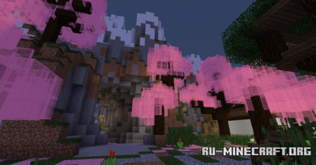  Cherry Blossom Hills  Minecraft