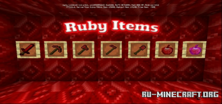  Ruby Items  Minecraft PE 1.12