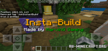  Insta-Build  Minecraft PE 1.12