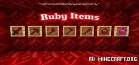  Ruby Items  Minecraft PE 1.13