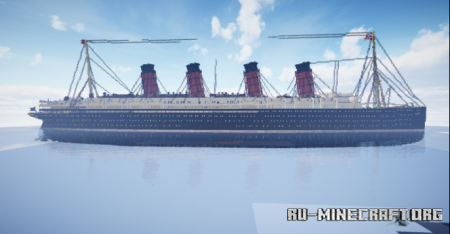  RMS Lusitania 1907  Minecraft