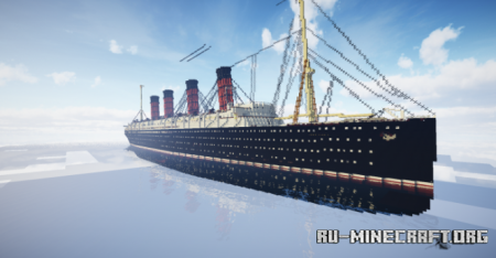  RMS Lusitania 1907  Minecraft