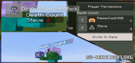  Death Counter and Particles  Minecraft PE 1.13