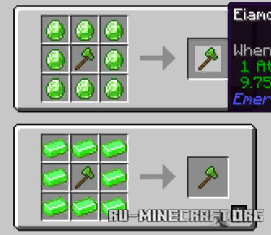  E404NNFs Emerald Tools  Minecraft 1.14.4