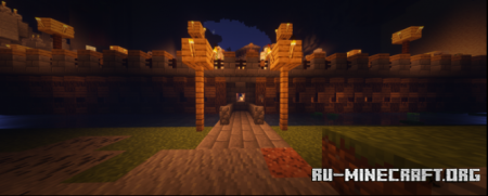  Survival Castle with Custom Village  Minecraft