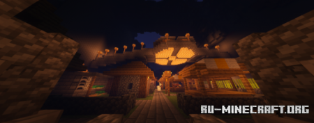  Survival Castle with Custom Village  Minecraft