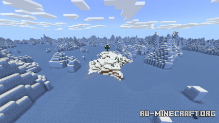  Endless Ice Biome  Minecraft PE 1.12