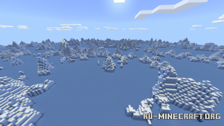  Endless Ice Biome  Minecraft PE 1.12