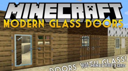  Modern Glass Doors  Minecraft 1.14.4
