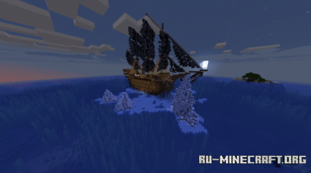  Frozen Pirate Ship  Minecraft