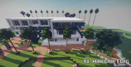  Modern Mansion Beverly Hills 3  Minecraft
