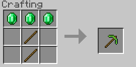  Emerald Tools  Minecraft PE 1.12