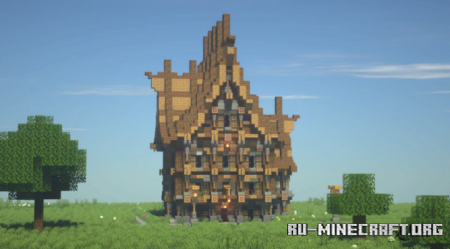  Beautiful Great Medieval House  Minecraft