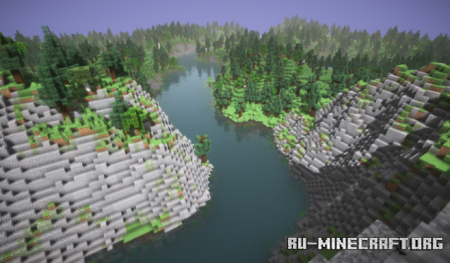  Mountainous Forests  Minecraft