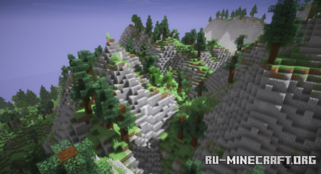  Mountainous Forests  Minecraft