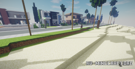 Скачать Modern Beach Neighborhood для Minecraft