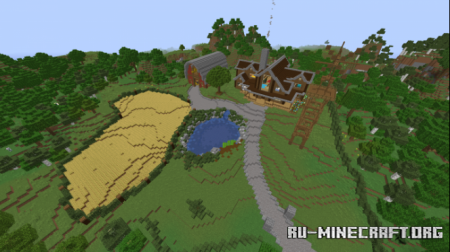  Big Farm House  Minecraft