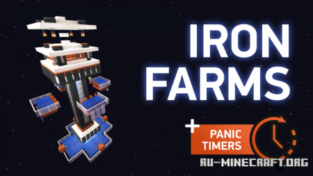 Скачать Iron Farms with Panic Control для Minecraft
