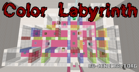  Color Labyrinth  Minecraft