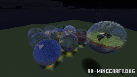  10-Sphere Bio-Dome  Minecraft