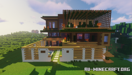  Large Wooden Mansion  Minecraft