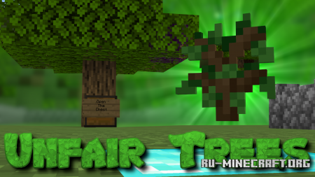  Unfair Trees  Minecraft