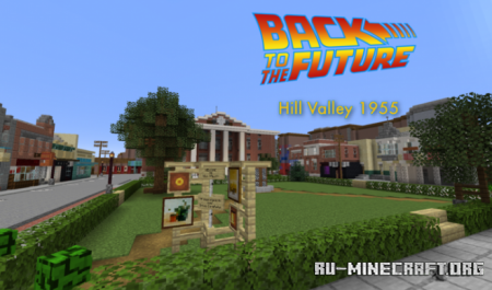  Back to the Future - Hill Valley 1955  Minecraft
