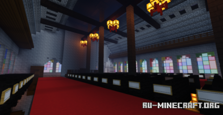  Church With Reflective Floor  Minecraft