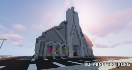  Church With Reflective Floor  Minecraft