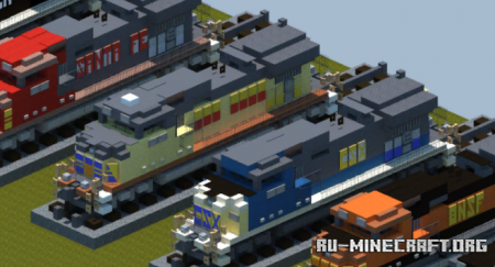  GE Dash-9 Diesel Locomotive  Minecraft