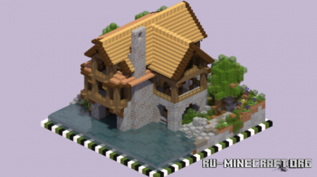  Riverside Cabin  Minecraft