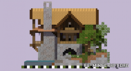  Riverside Cabin  Minecraft