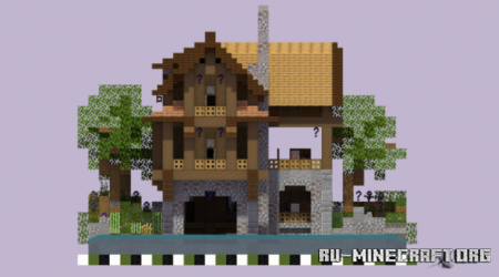  Riverside Cabin  Minecraft