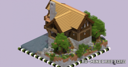  Riverside Cabin  Minecraft