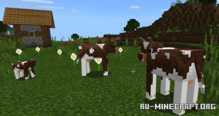  Cuter Vanilla Cows  Minecraft PE 1.13