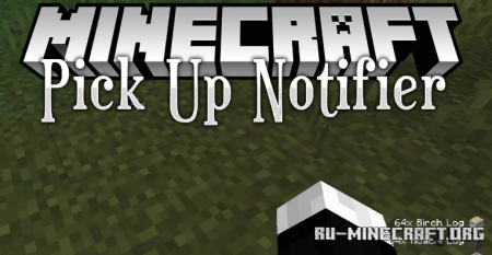  Pick Up Notifier  Minecraft 1.14.4