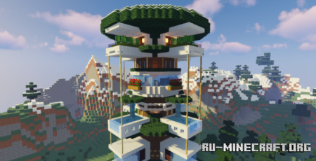  Modern Tree House  Minecraft
