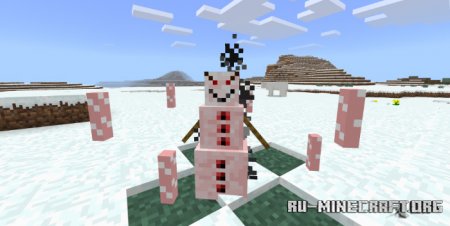  Snowman  Minecraft PE 1.14