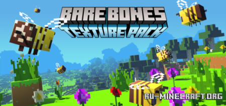  Bare Bones [16x16]  Minecraft PE 1.14