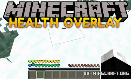 Скачать Health Overlay для Minecraft 1.15