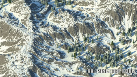 Custom Mountain (Snowy Edition)  Minecraft