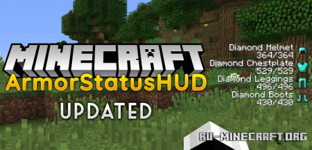  ArmorStatusHUD Updated  Minecraft 1.12.2