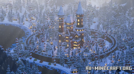  Gingerbread Village  Minecraft