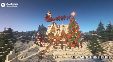  Goldrobin's Mansion - X-MAS Editon  Minecraft