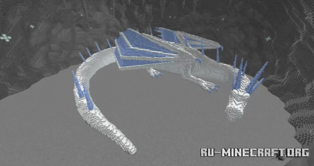  Ice Dragon In Cave  Minecraft
