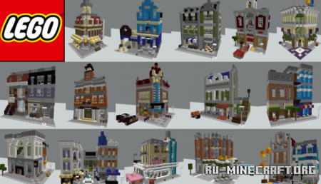  Lego Modular Buildings  Minecraft