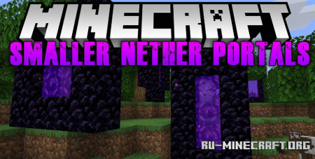  Smaller Nether Portals  Minecraft 1.15.1