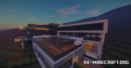  Modern Mansion In Berverly Hills  Minecraft