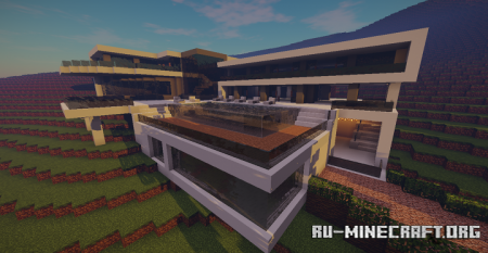  Modern Mansion In Berverly Hills  Minecraft